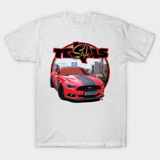 Texas Style Mustang Houston T-Shirt